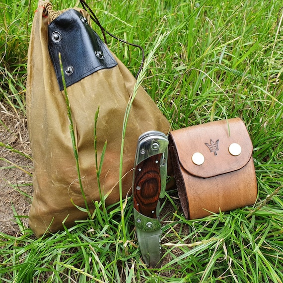 Wax canvas foraging bag : r/myog