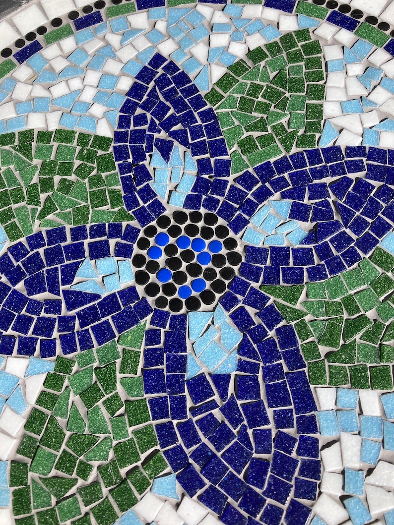 Mosaic Kit to Make Side Table DIY Kit Patio Table Sofa Table Etsy