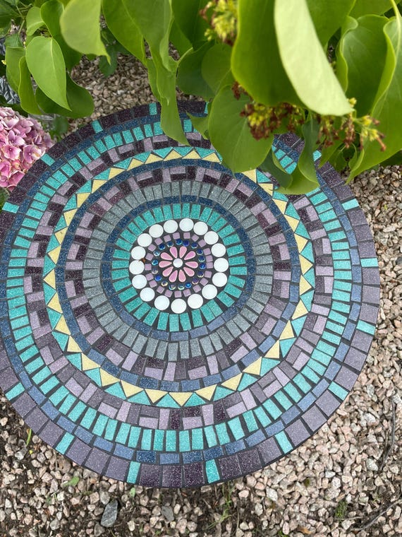 Side Table Patio Table handmade mosaic table outdoor use or inside coffee table side table