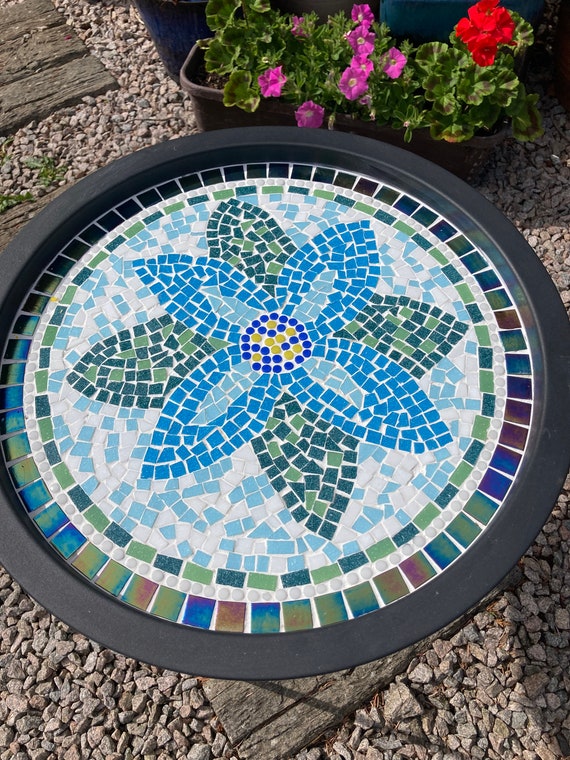 Mosaic Kit to make Side Table, DIY Kit Patio Table, Sofa Table Make Your Own,