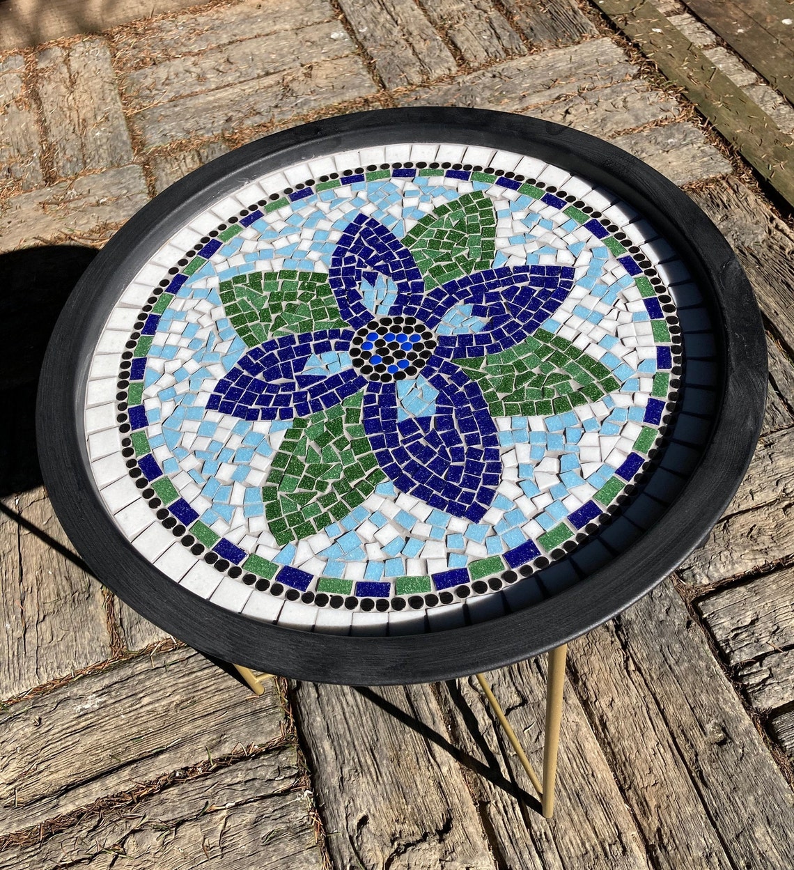 Mosaik-Kit zum Herstellen von Beistelltisch DIY-Kit | Etsy