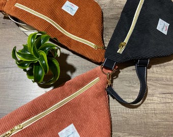 Velvet fanny pack