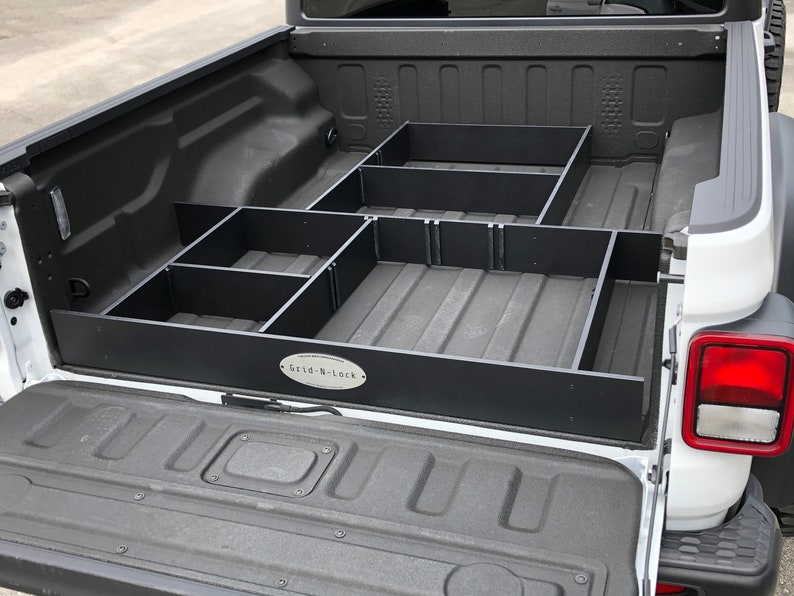 GridNLock Fully Adjustable Truck Bed Organizer Divider Etsy