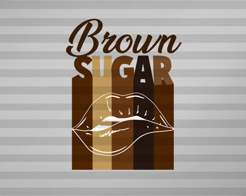 Brown Sugar Lips Png Svg Files African American Png Svg | Etsy