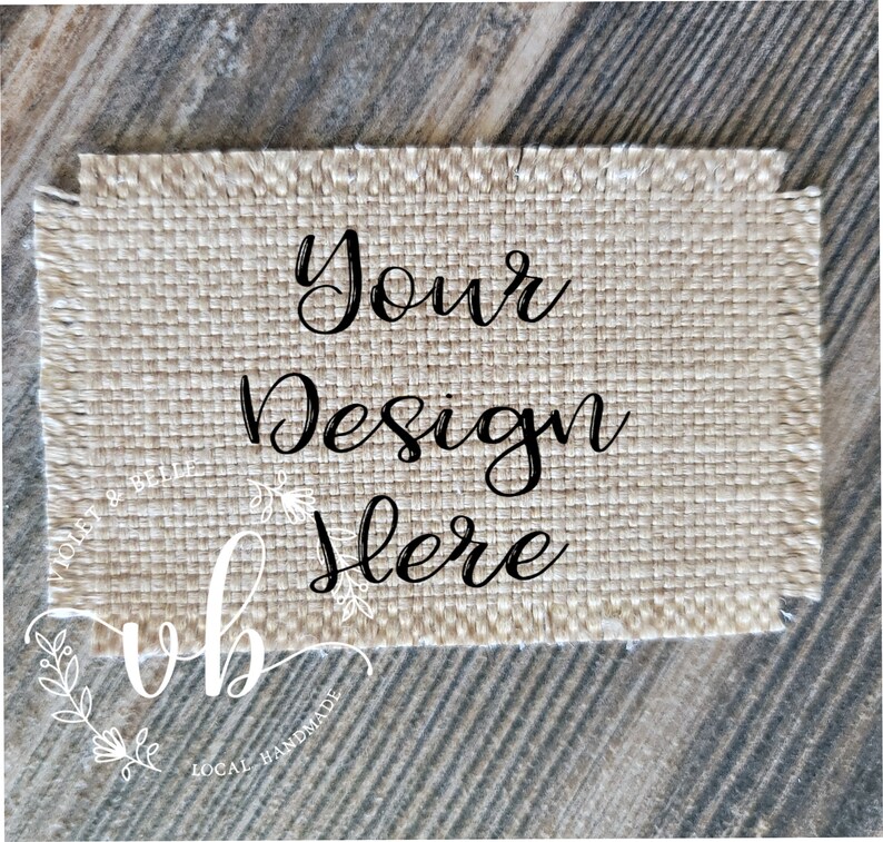 Download Burlap Patch Mockup Patch Mock Up Custom Patch Raggedy Hat | Etsy