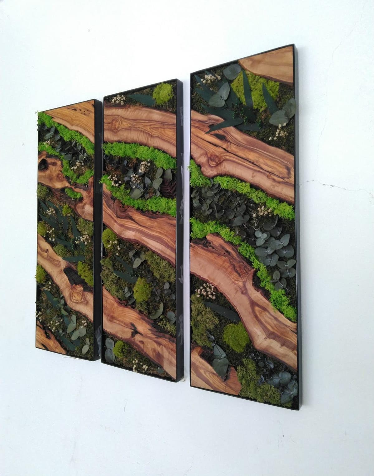 Moss Wall Art Preserved Ready to Ship Framed Art Natural Etsy