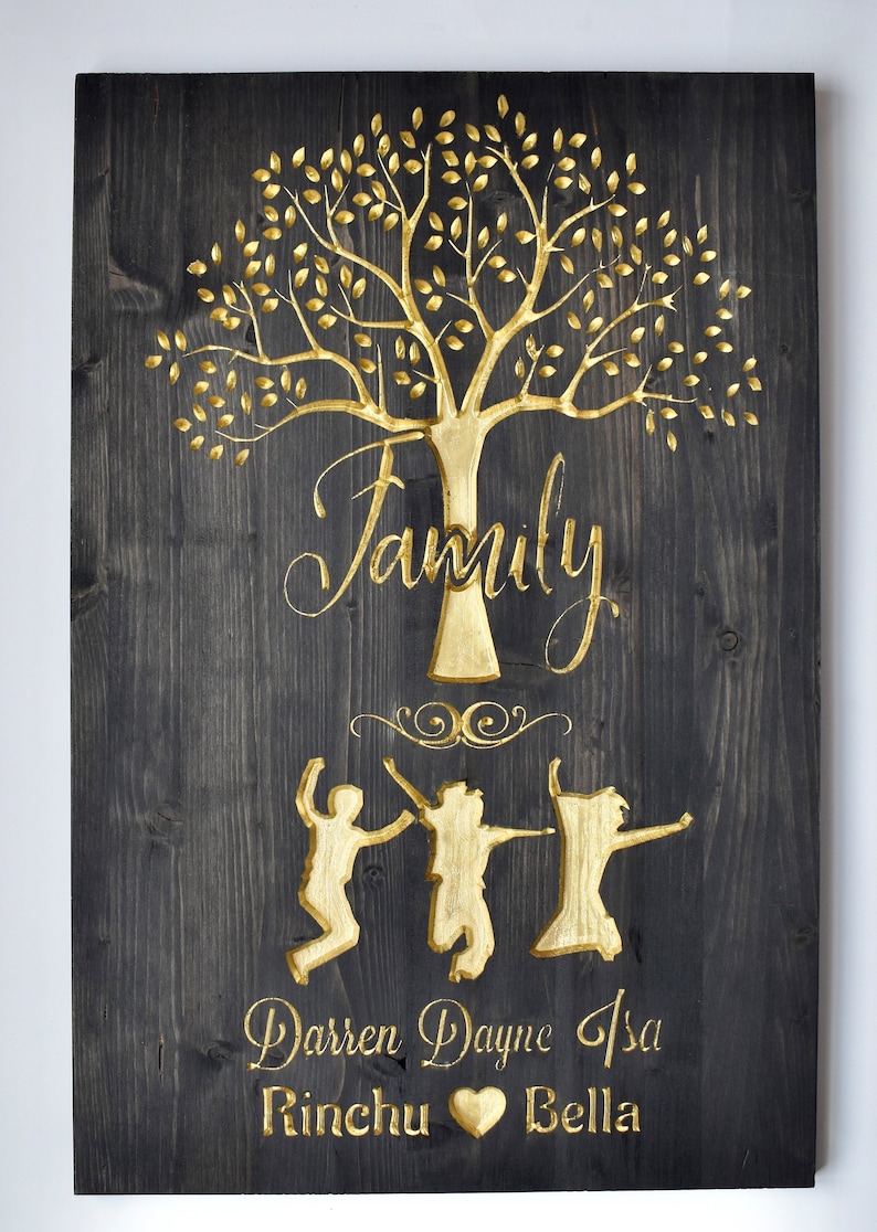 Holiday Grandkids Names Mothers day gift Wedding Gift Gift for Her or Him Personalized Family Tree Custom Present for Mom and Dad