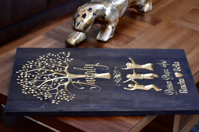 Holiday Grandkids Names Mothers day gift Wedding Gift Gift for Her or Him Personalized Family Tree Custom Present for Mom and Dad