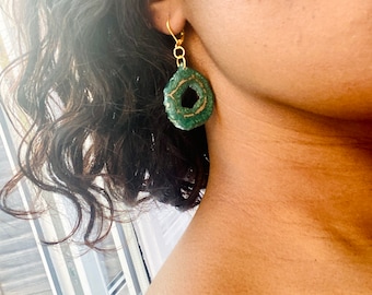 Resin drop earrings - Handmade resin drop earrings - Handmade gifts for her - Mother’s Day gift