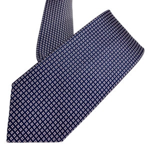 Necktie for Men With Small Light Gray Dots on a Dark Blue | Etsy