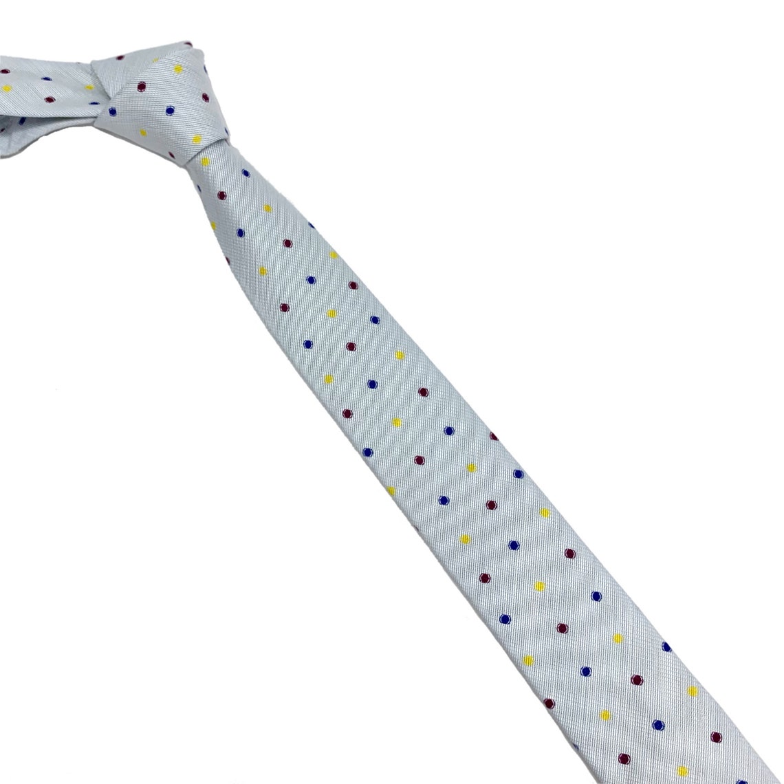 burgundy and yellow tie