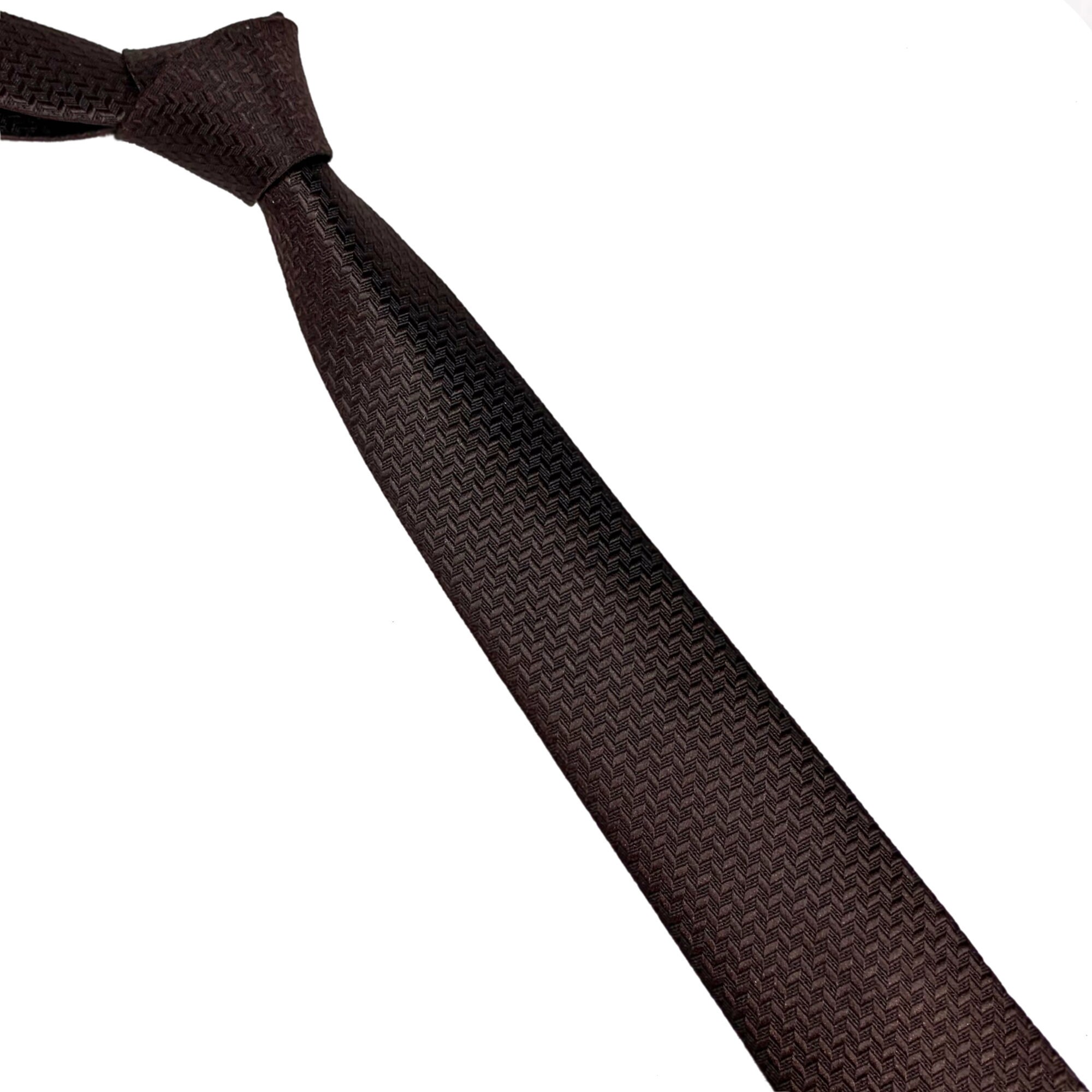mens dark brown tie