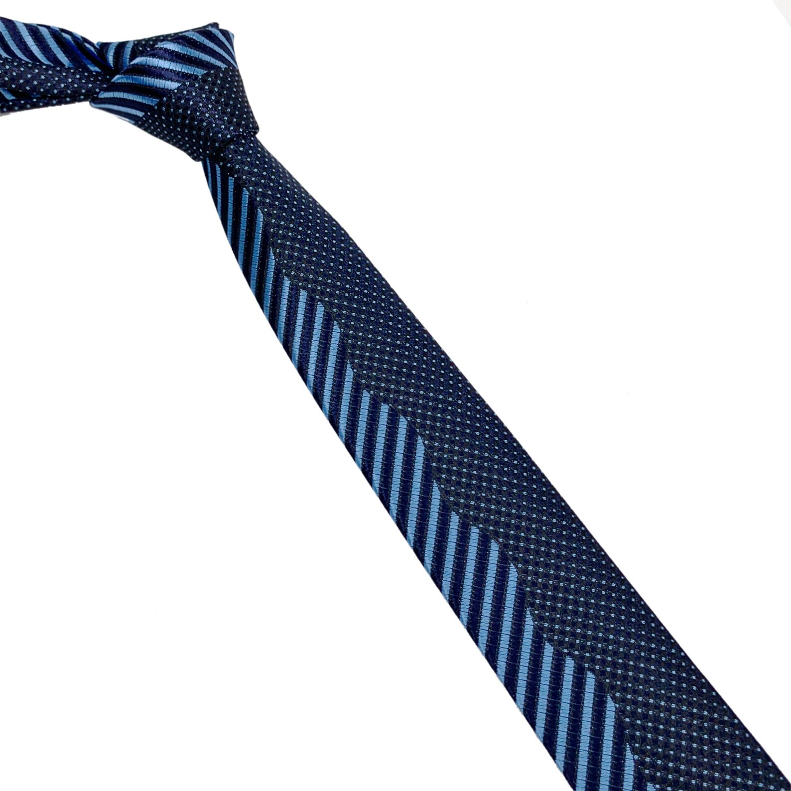 light blue polka dot tie