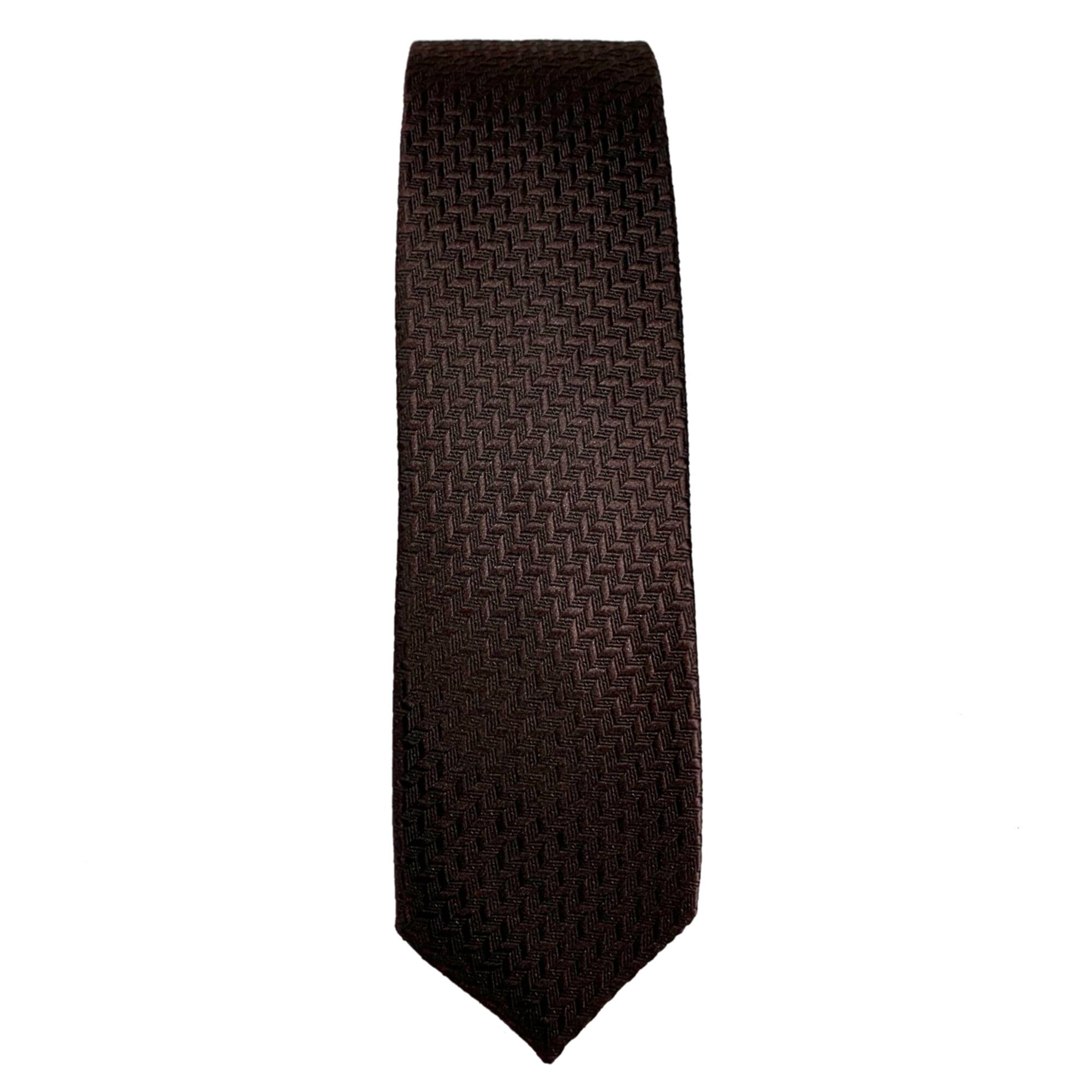 mens dark brown tie