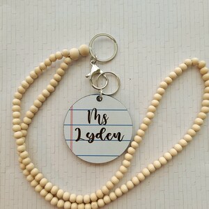 Teacher Lanyard, Personalized Lanyards, badge holder