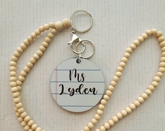 Cordón para profesores, cordones personalizados, portainsignias