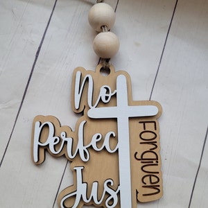 Religious Car Charm, Faith Charm, Car Mirror Charm, Christian Car Charm, Revival, jesus revolution