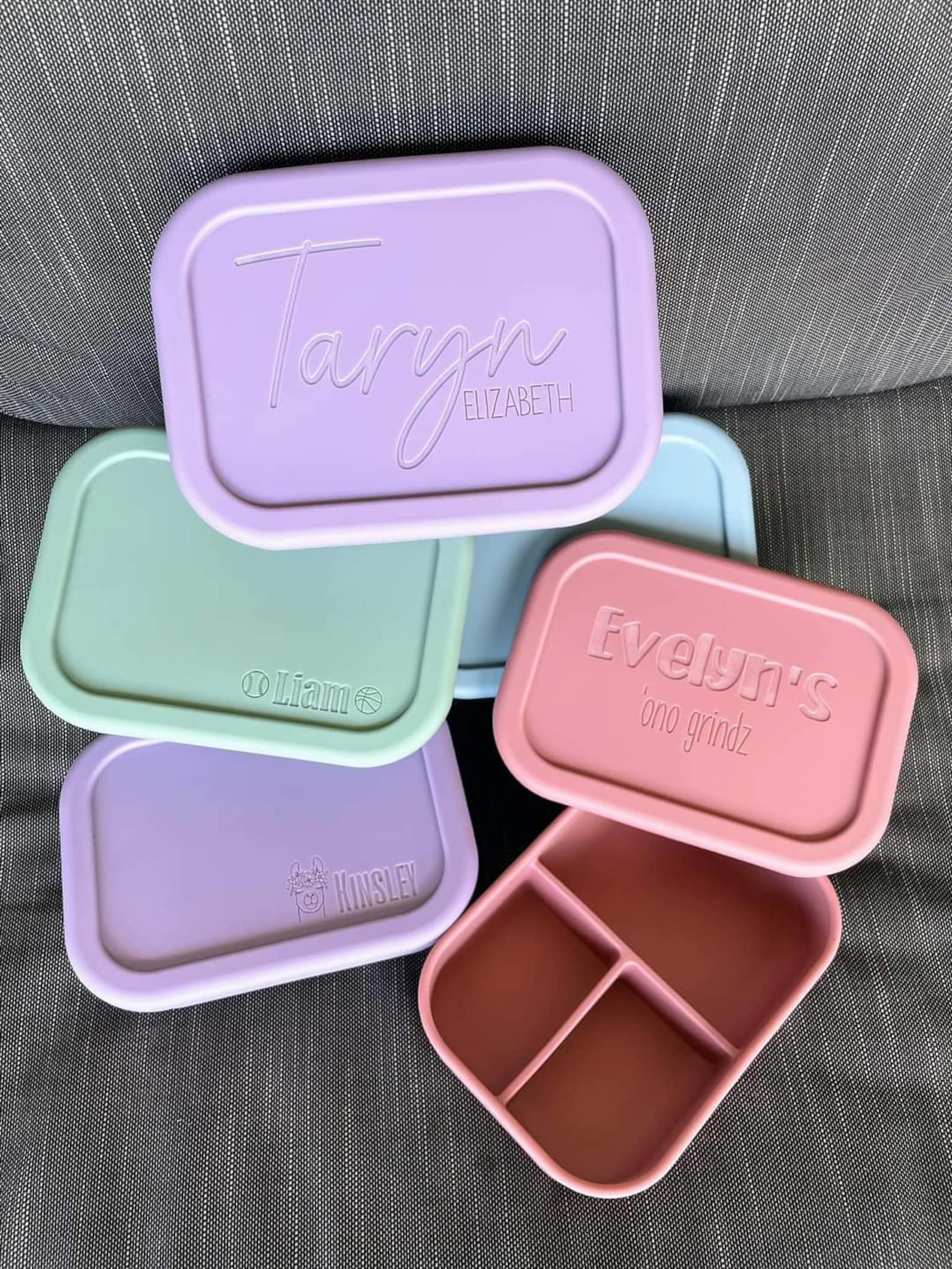 Personalized Kids Lunch Box Mal and Jess