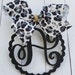 Snow Leopard, Car Charm, Letter Car Charm, Car Tassel, A-Z Charm, Car Charm, Leopard Print, rear view mirror, Stocking Stuffer, Sunflower 