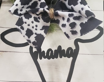 Mama car charm, cow car charm, Mom car charm, Mother's day gift