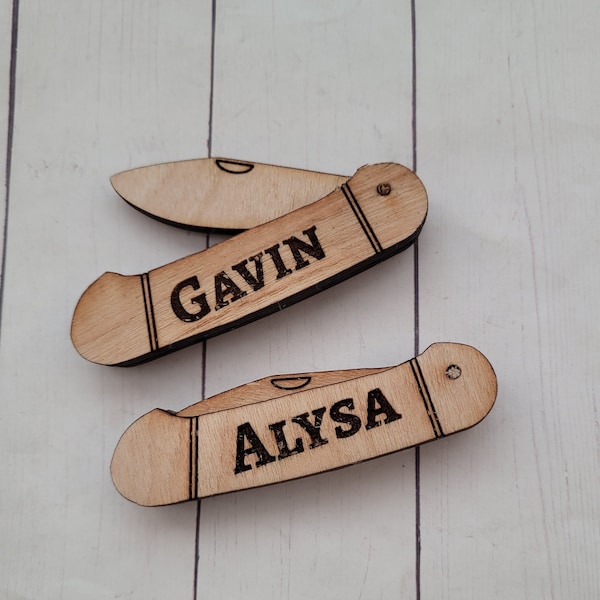 Kids Play Wooden Knife, Kids Personalized Knife, Valentines day gift, Easter gift