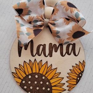 Sunflower Personalized Car Charm, Custom Car charm, Mothers day, Teacher appreciation, Car accessories, boho, trendy