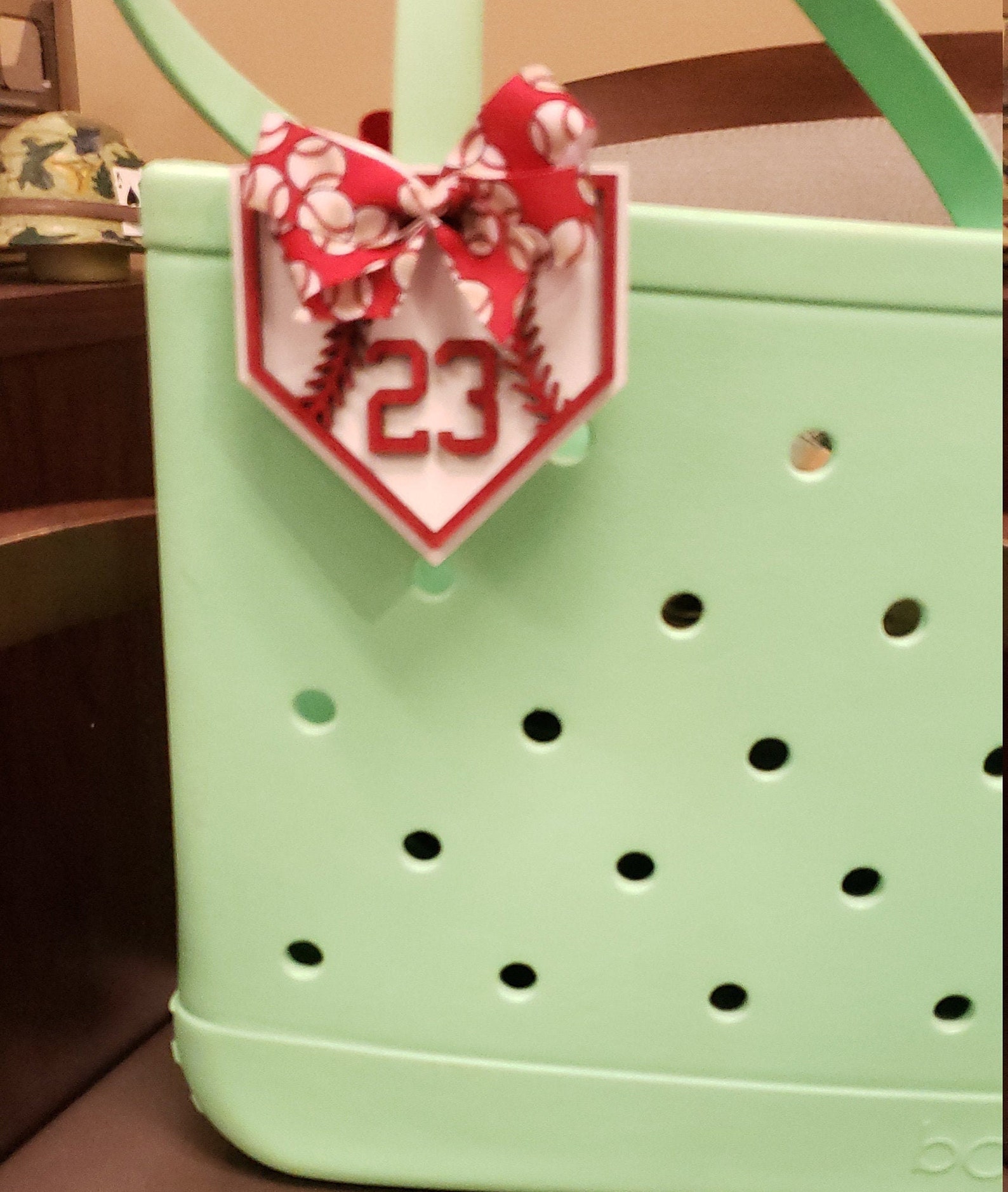 Bogg Bag Charm Baseball Mom Accessories Baseball Bag Tag Etsy