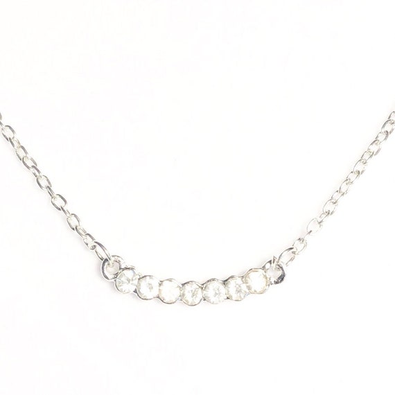 Silver Necklace | Etsy