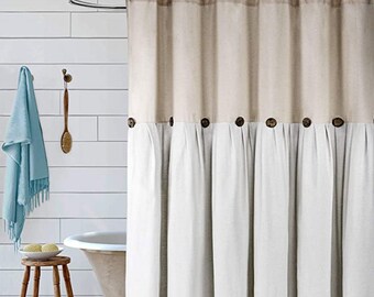Farmhouse Shower Curtain Farmhouse Shower Curtain, Cottage Style Shower Curtains