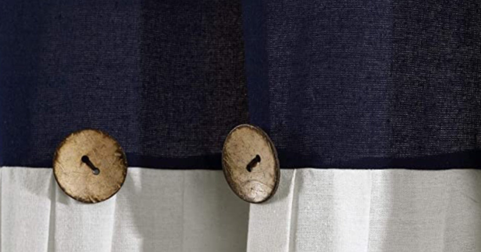 French Farmhouse Shower Curtain Chic Shabby Vintage Button Etsy