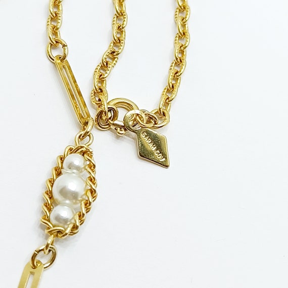 Vintage satellite chain necklace SARAH COVENTRY G… - image 5