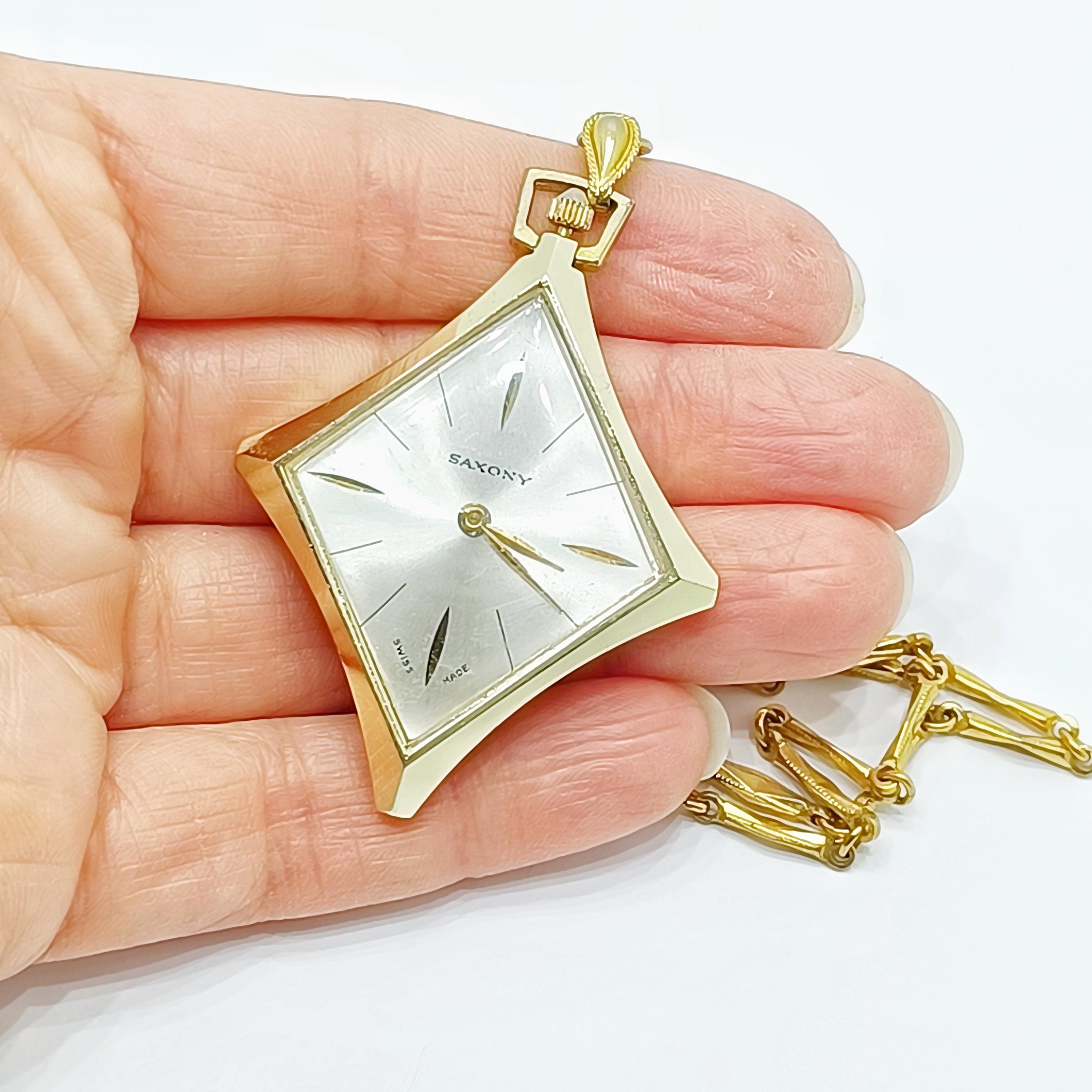 Saxony Pendant Watch - Etsy