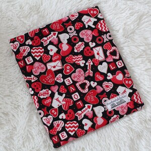 Funda de libro de galletas de San Valentín (tapa dura)