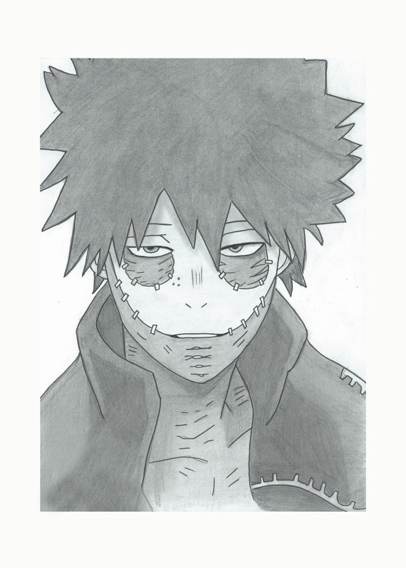 wallpapers Mha Cute Fanart my hero academia dabi fan art monochrome wall pr...