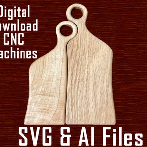 Premium skärbräda för honom och henne SVG och Ai, omedelbar digital nedladdning för CNC-fil, nygift bröllop, årsdag, mors dag, fars dag