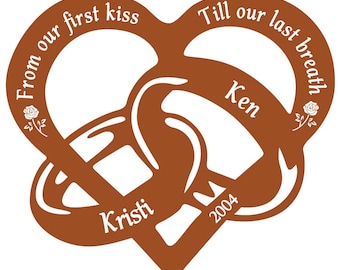 Premium Anniversary Wedding Theme SVG digital file to make your own sign glowforge