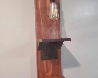 Set of 2 Rustic floating night stands