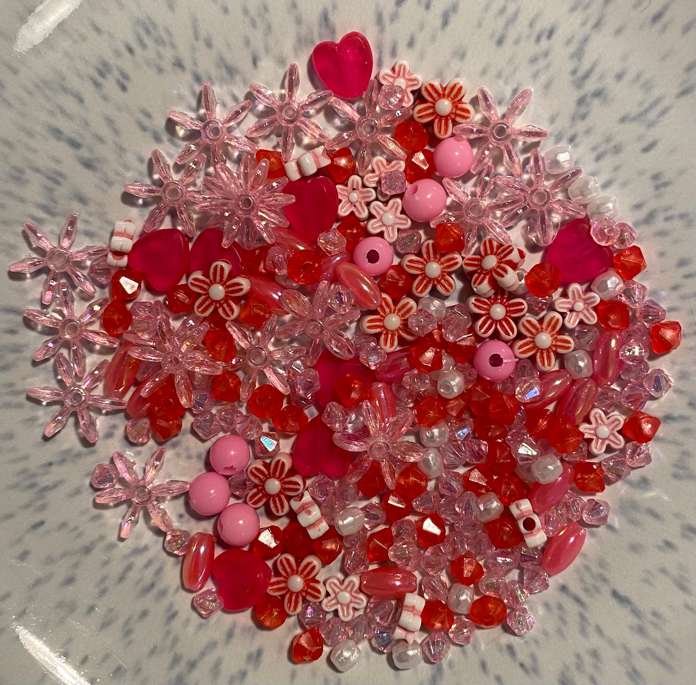 Assorted Plastic Beads Selection of Colours Mixed Sizes & Styles Etsy