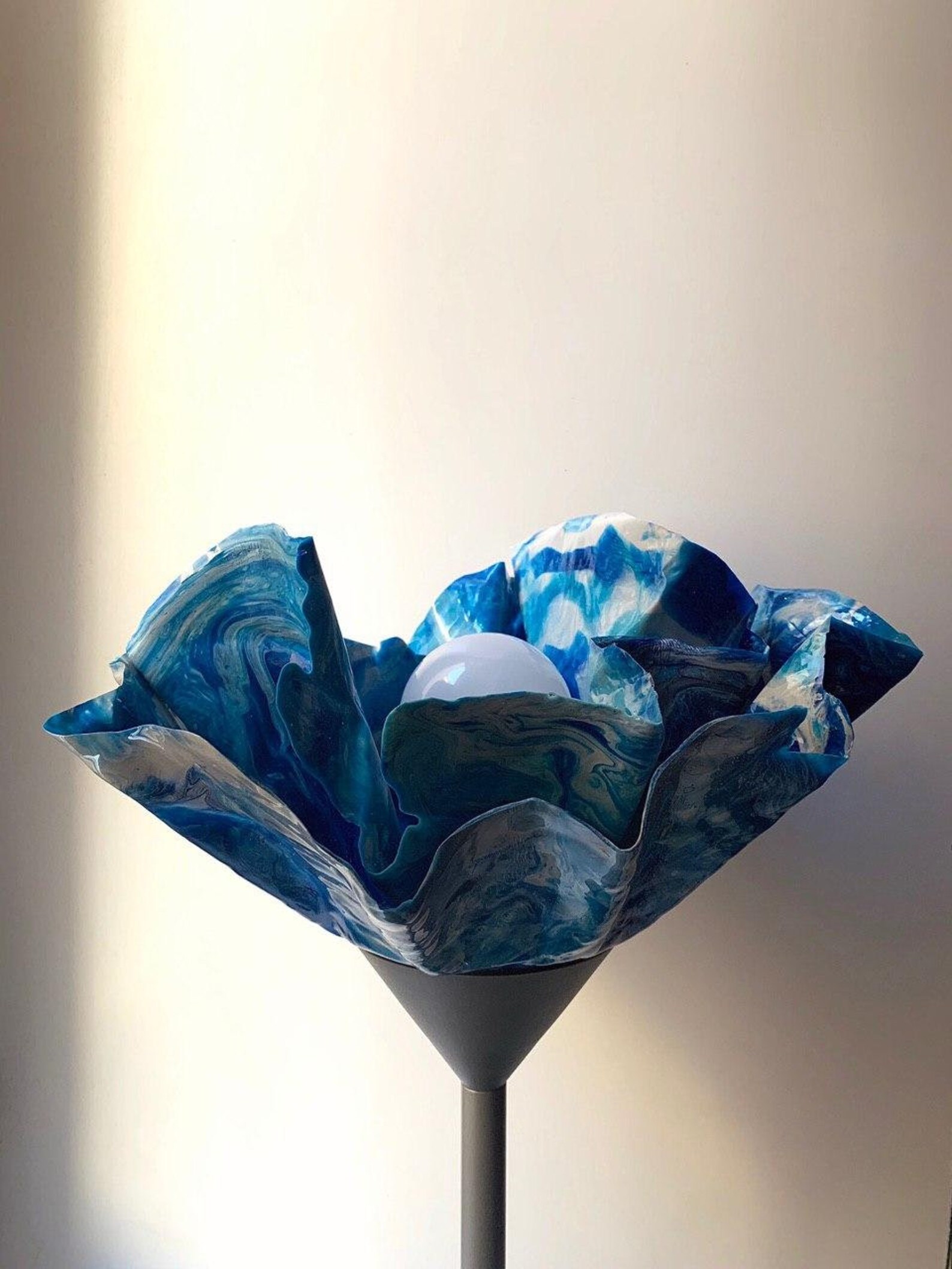 Epoxy Resin Lamp Shade Floor Light with Handmade Epoxy Resin Etsy