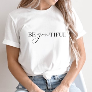 Beautiful You SVG Be you tiful SVG Cutting File for Cricut Silhouette Be-you-tiful png classy Clipart Positieve quote Commercieel gebruik