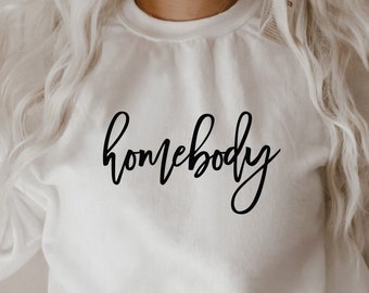 Homebody SVG Cutting File voor Cricut en Silhouette SVG Dxf Eps PNG Digital Design voor commercieel gebruik