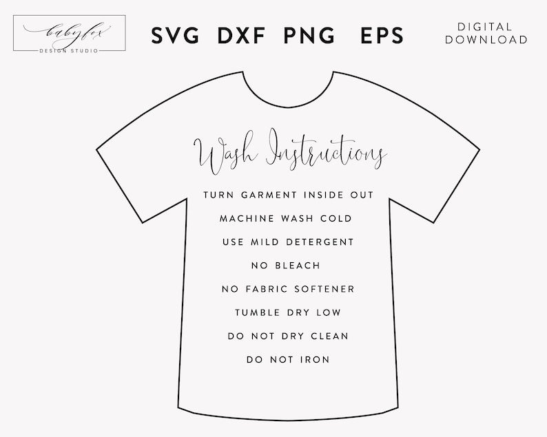 sublimation shirt care instructions