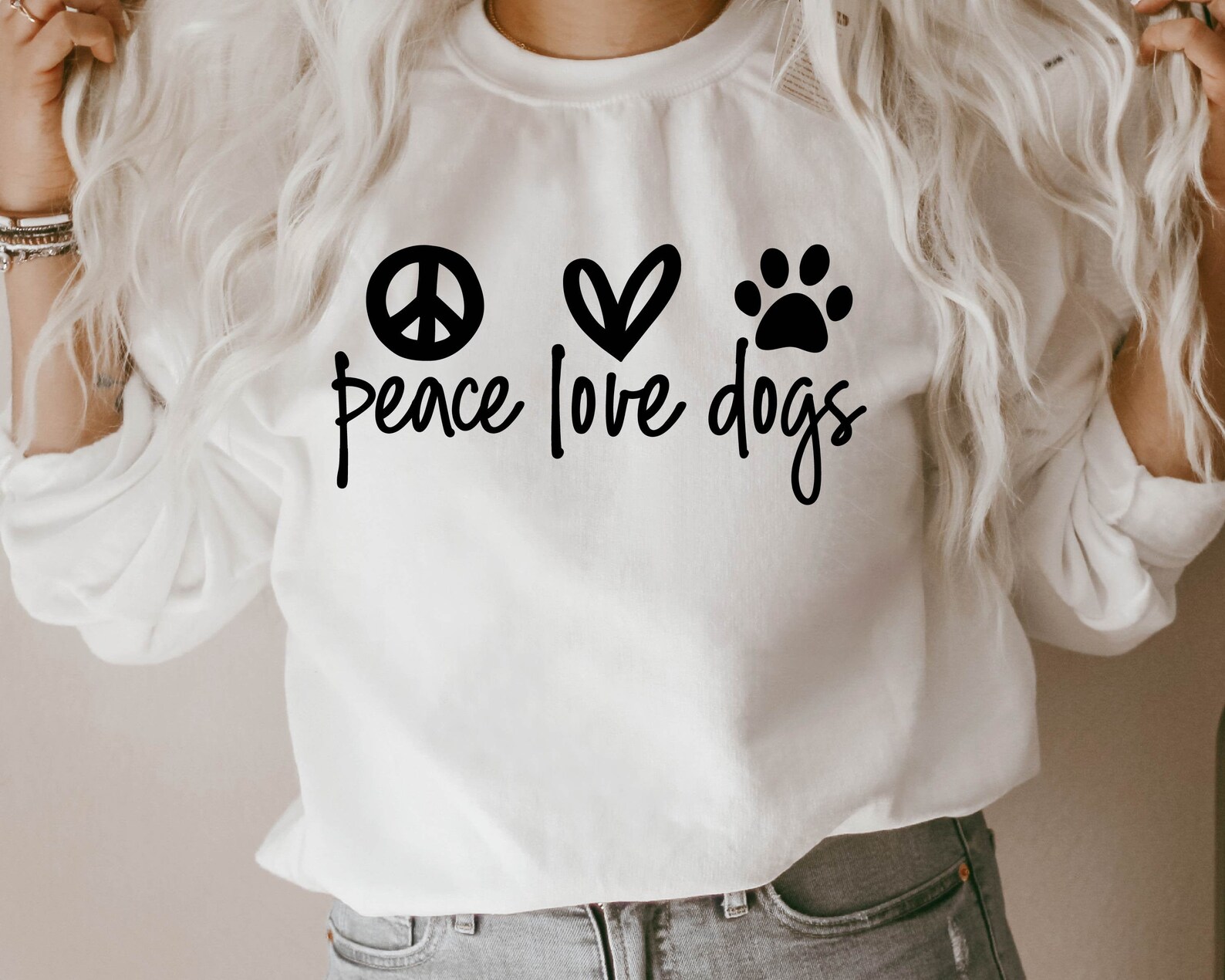 Free Free 90 Peace Love Paw Svg SVG PNG EPS DXF File