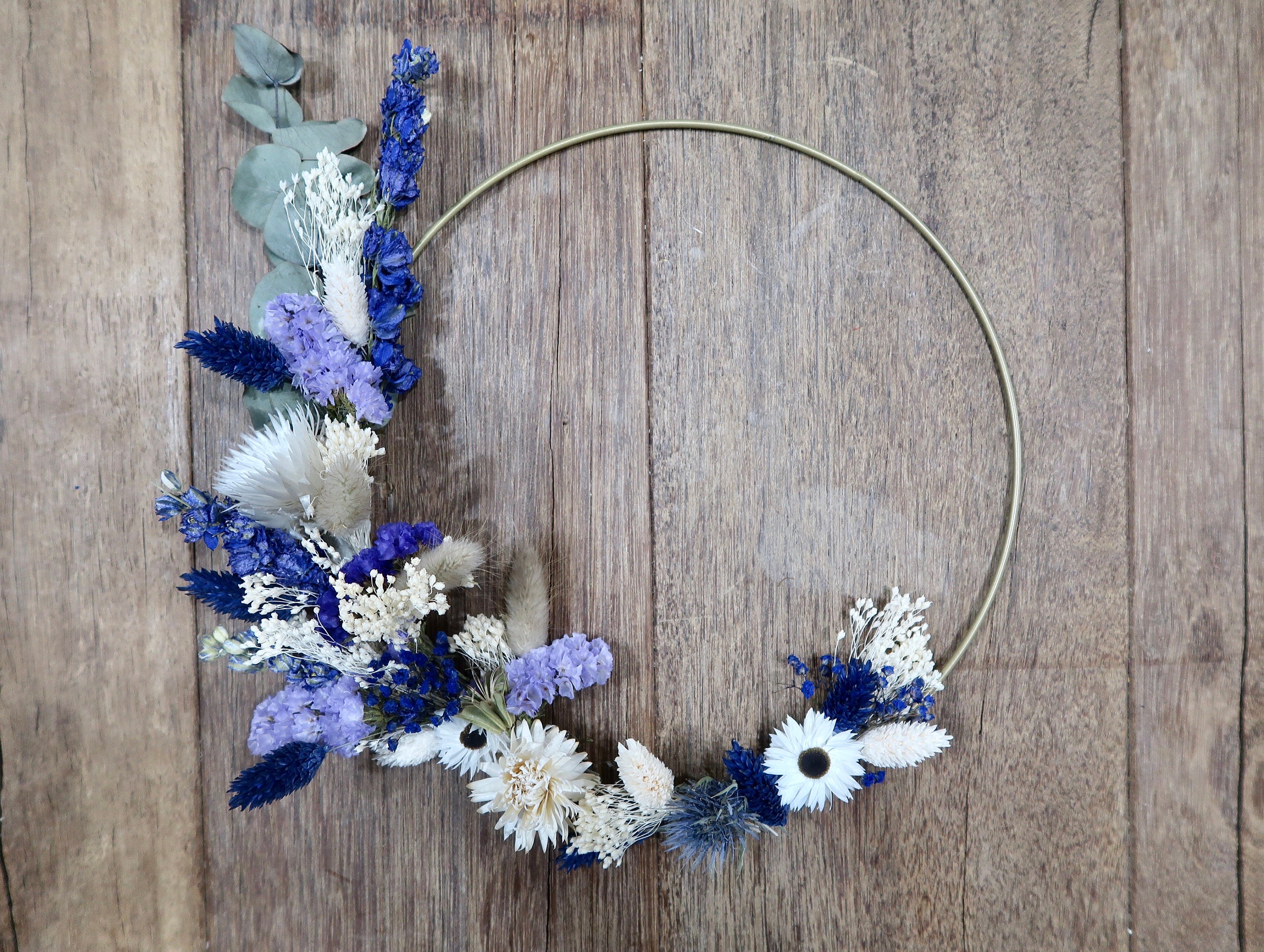 Couronne en Fleurs Séchées Cambridge