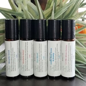 5 Pack of Essential Oil blends Roll Ons!