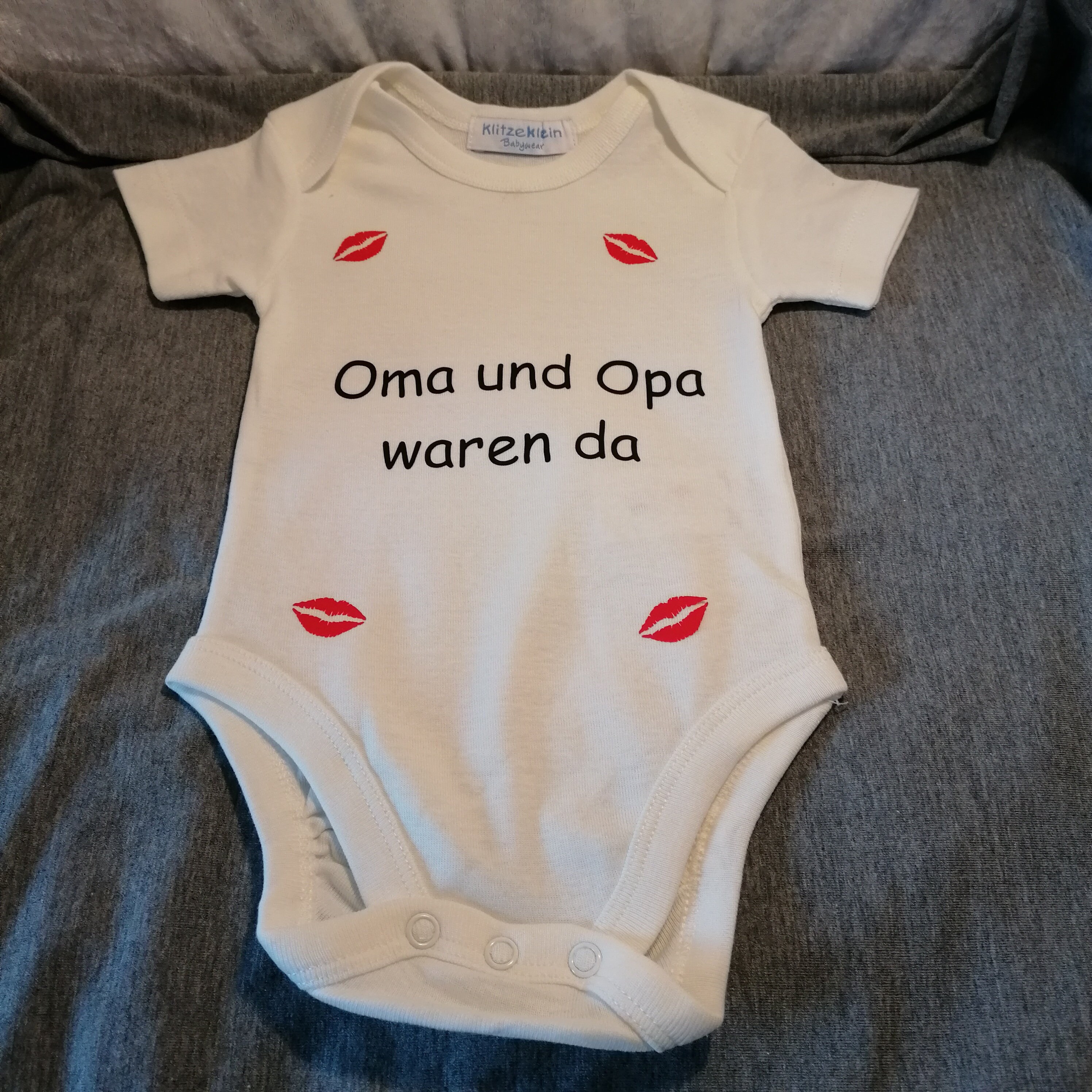 SALE Babybody mit dem Spruch Oma und Opa waren da 100 Etsy
