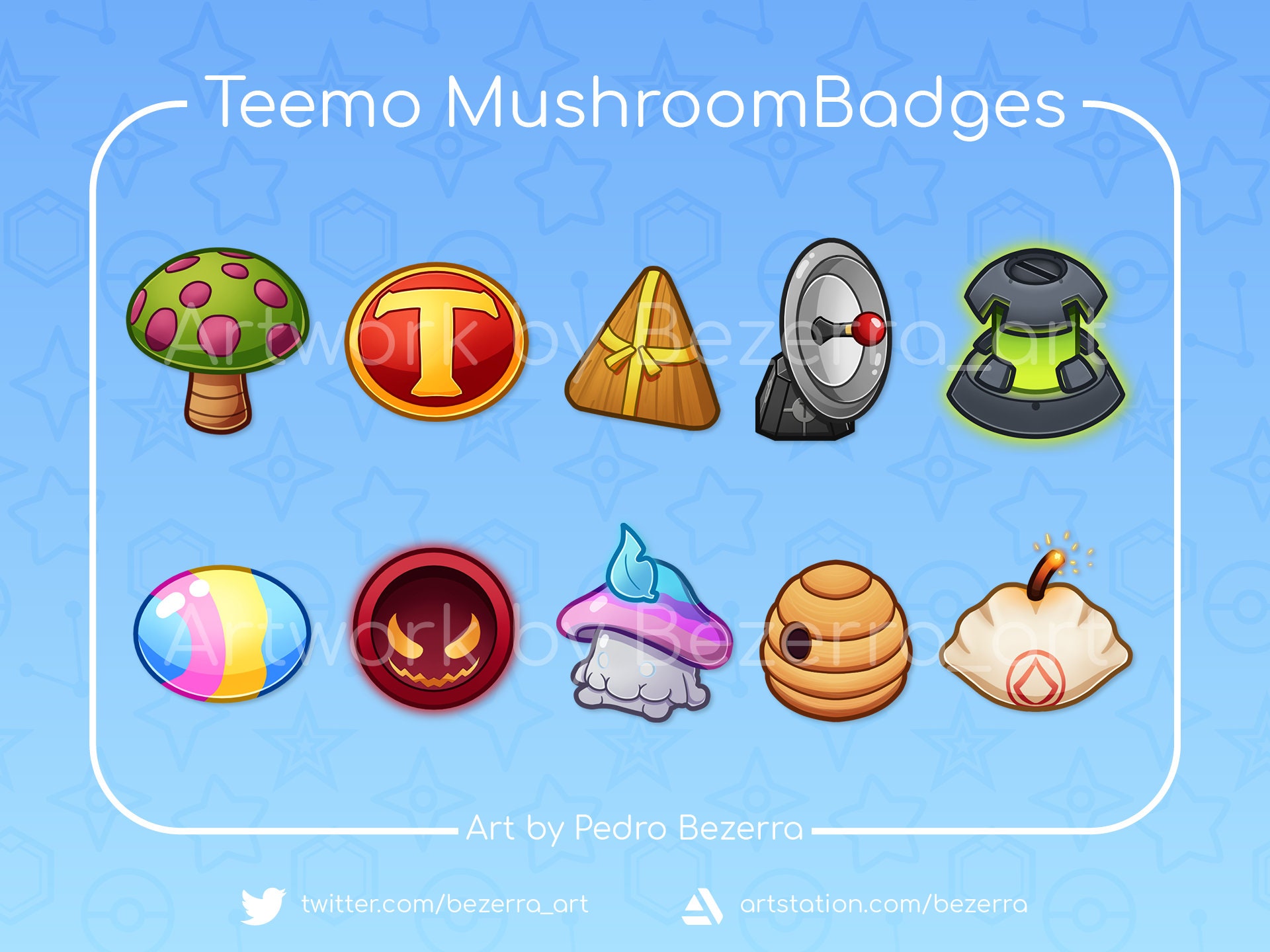 ArtStation - ALL twitch emotes and badges 2020