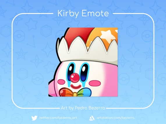 Kirby Clown Emote Lealtad Bit Suscriptor Puntos de - Etsy México