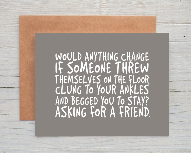 Printable Goodbye Card Coworker Card Card for Friend - Etsy