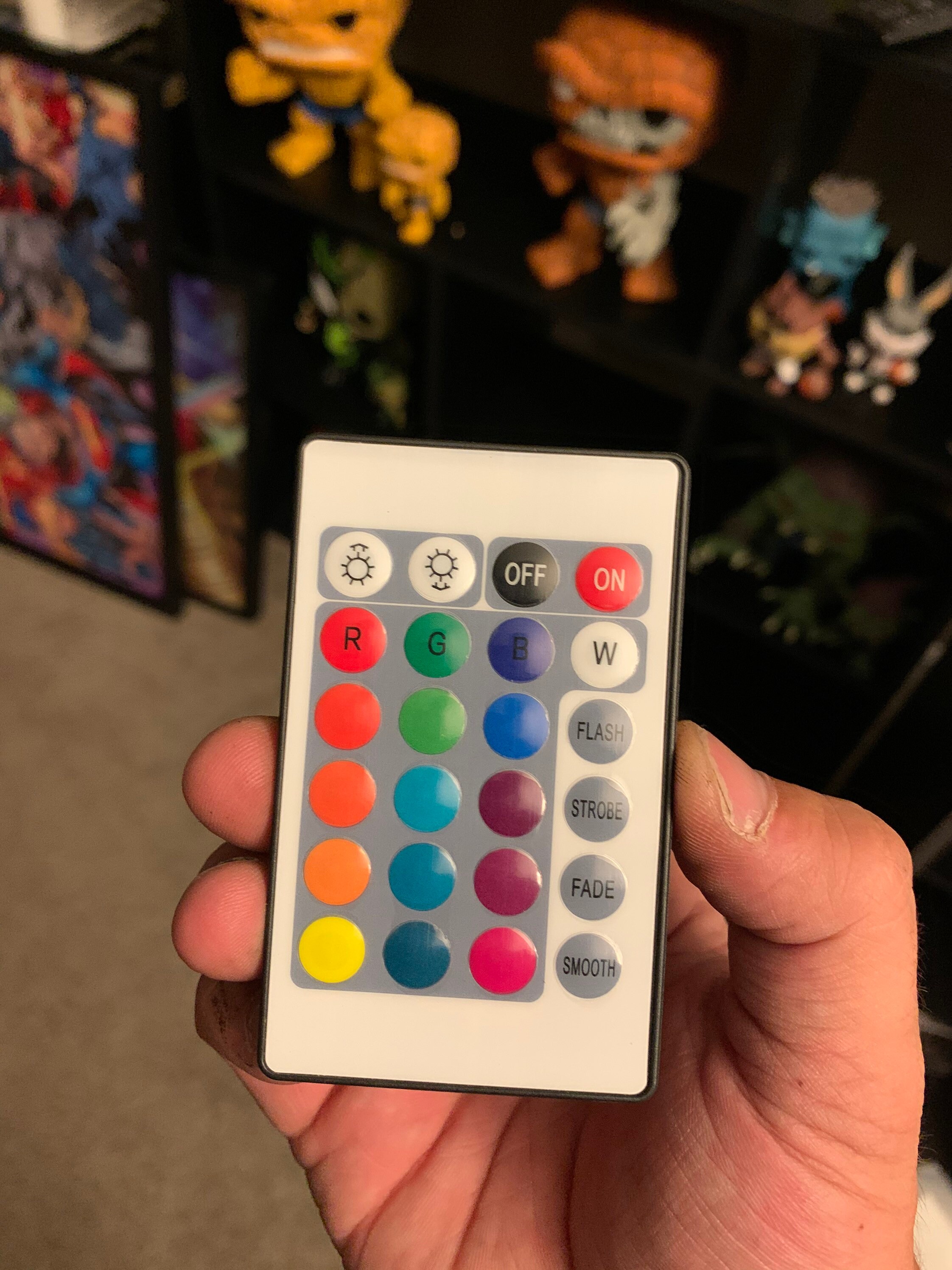 Custom FUNKO Pop MultiColored LED Lights Wooden Shelf Etsy